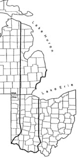 Map of Hamilton County Boundaries - 1792-96